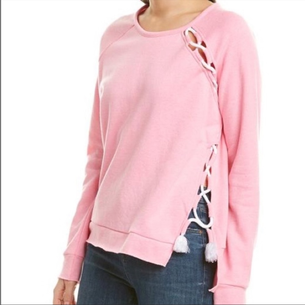 Generation Love Lewis Lace Up Side Sweatshirt